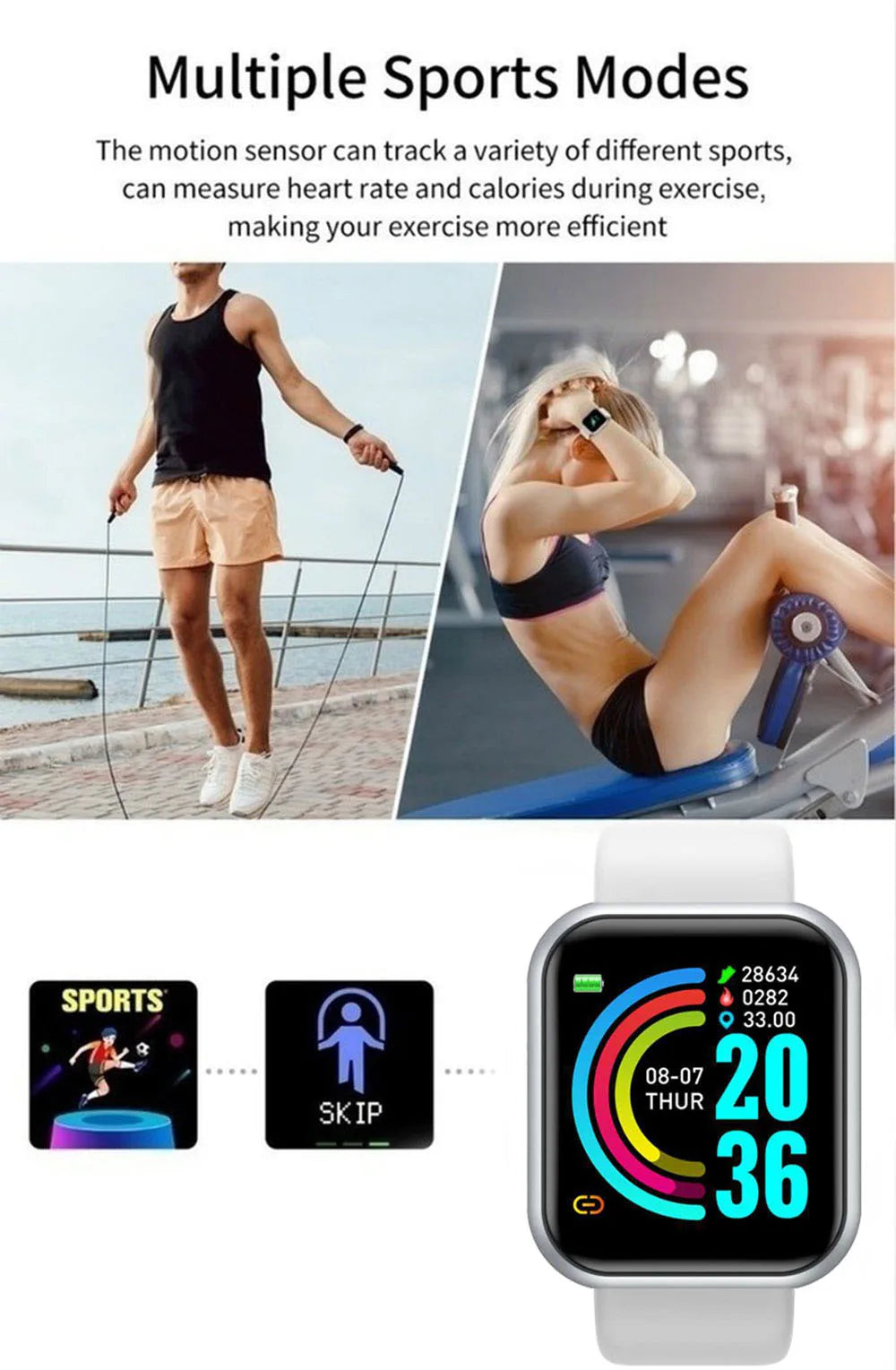 Montre de fitness intelligente